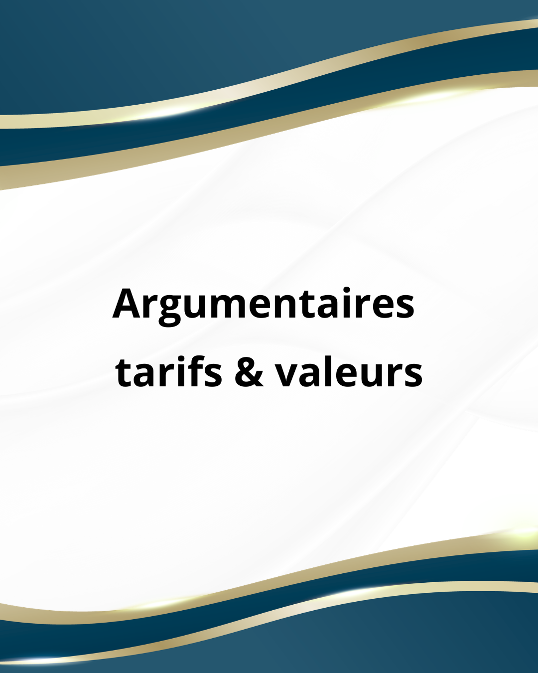 Assumer vos prix sans justification