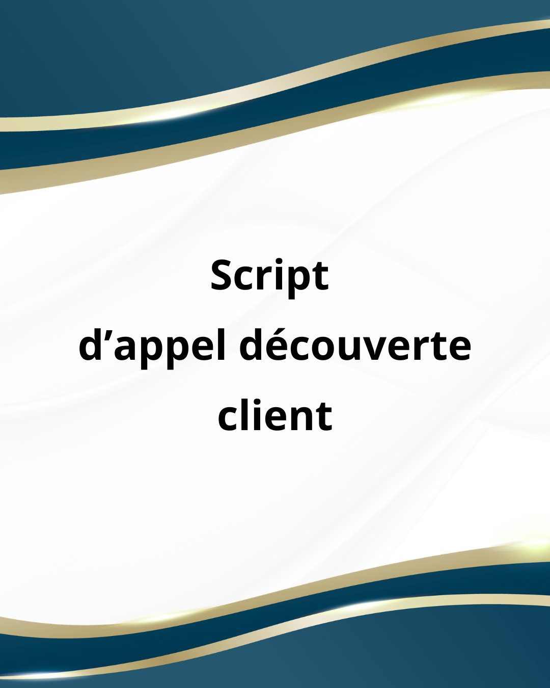 Mener un appel structuré et rassurant