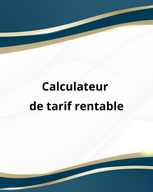 Fixer des prix qui vous font vivre