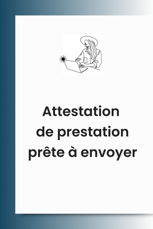 Attester officiellement du travail réalisé